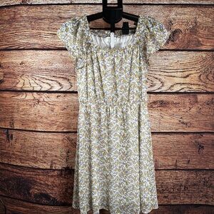 Kaileigh Floral Dress with Puff Sleeves